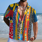 Polka Dot Universe Printed Hawaiian Shirt