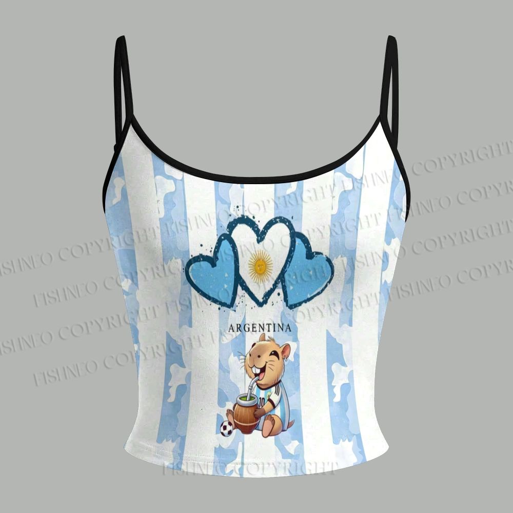 Argentina Football Top & Elasticated Trousers Two-Piece Set