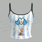 Argentina Football Top & Elasticated Trousers Two-Piece Set