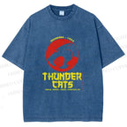 Unisex Thundercats in Hattori Hanzo Design Printed Washed Tee