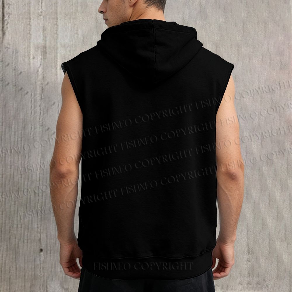 Unisex Hatsune Miku Printed Sleeveless Hoodie