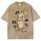 Unisex It’s Okay To Feel Your Feelings Printed Washed Tee