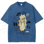 Unisex It’s Okay To Feel Your Feelings Printed Washed Tee