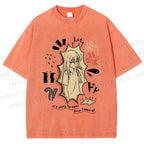 Unisex It’s Okay To Feel Your Feelings Printed Washed Tee