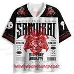Samurai Japanese Art Printed Jersey Shirts