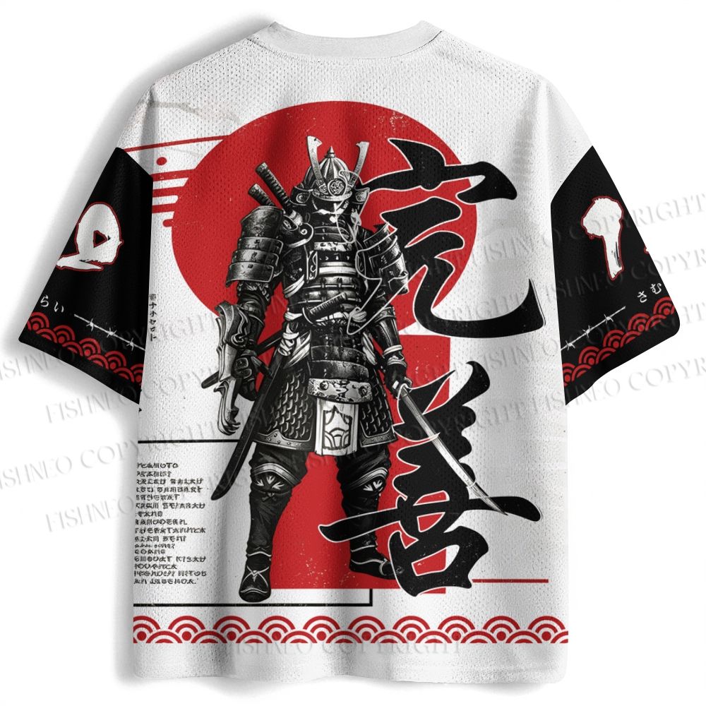 Samurai Japanese Art Printed Jersey Shirts