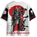 Samurai Japanese Art Printed Jersey Shirts