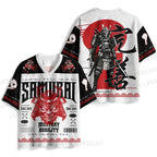 Samurai Japanese Art Printed Jersey Shirts