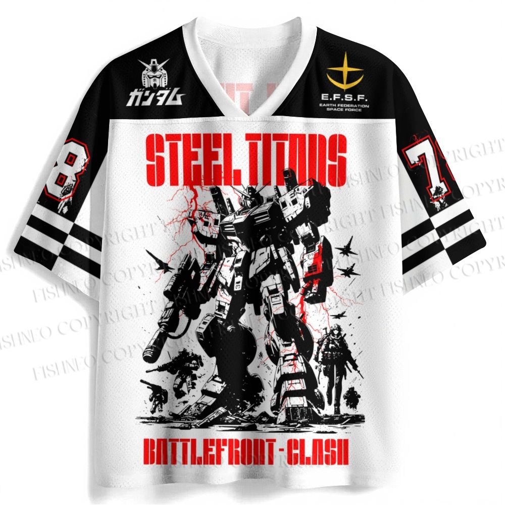 Gundam RX-78-2 Ptinted Jersey Shirts