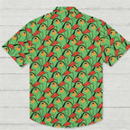 Green Duck Printed Hawaiian Shirt
