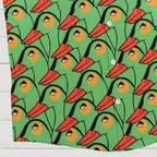 Green Duck Printed Hawaiian Shirt