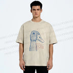 Unisex Are You Mucking Me Goose Printed Washed Tee