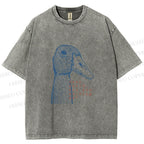 Unisex Are You Mucking Me Goose Printed Washed Tee