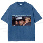 Unisex Make America Great Again Printed Washed Tee
