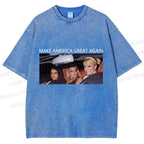 Unisex Make America Great Again Printed Washed Tee