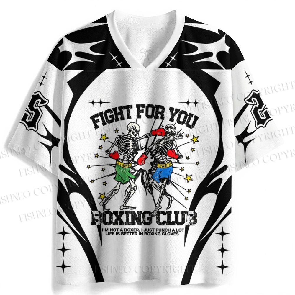 Fight For You Boxing Printed Jersey Shirts