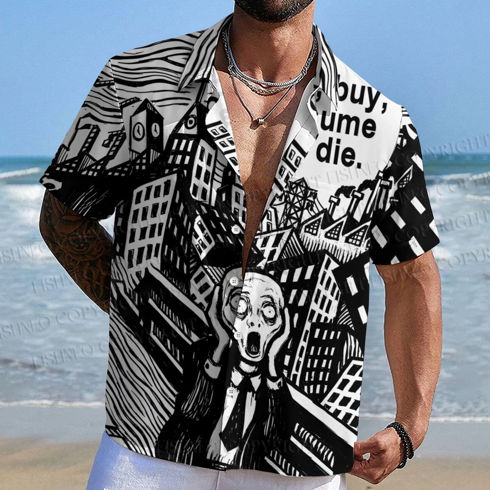 Work Buy Consume And Die Hawaiian Shirt
