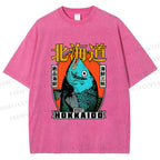 Unisex Visit Hokkaido Printed Washed Tee