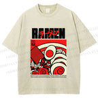 Unisex Ramen Culture Printed Washed Tee