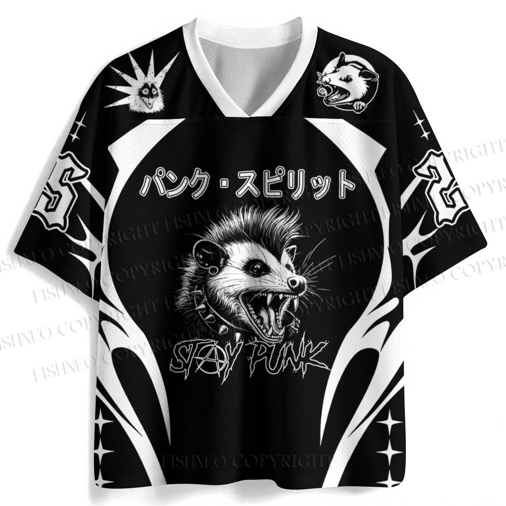 Stay Punk Opossum Jersey Shirts