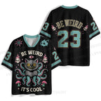 Be Weird It's Cool Octopus Cat Jersey Shirts