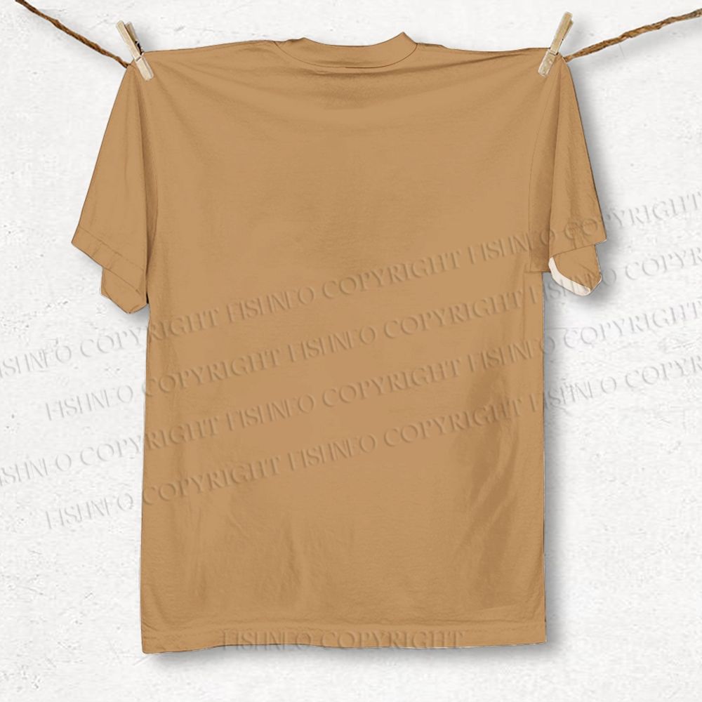 Unisex Vintage Tiger Sparkling Printed Classic T-shirt
