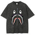Shark Vintage Wash Japanese Design T-Shirt