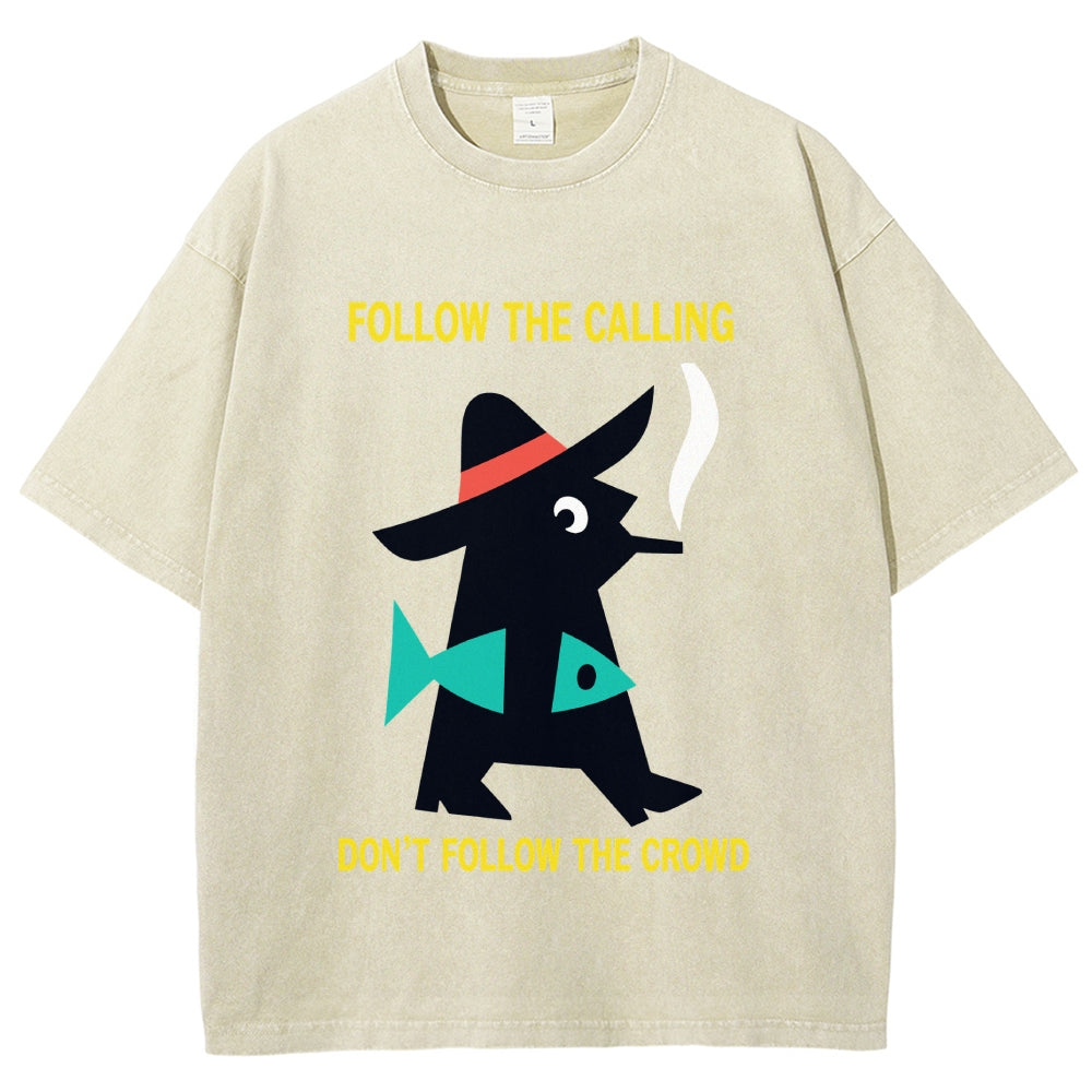 Follow The Calling Washed T-Shirt