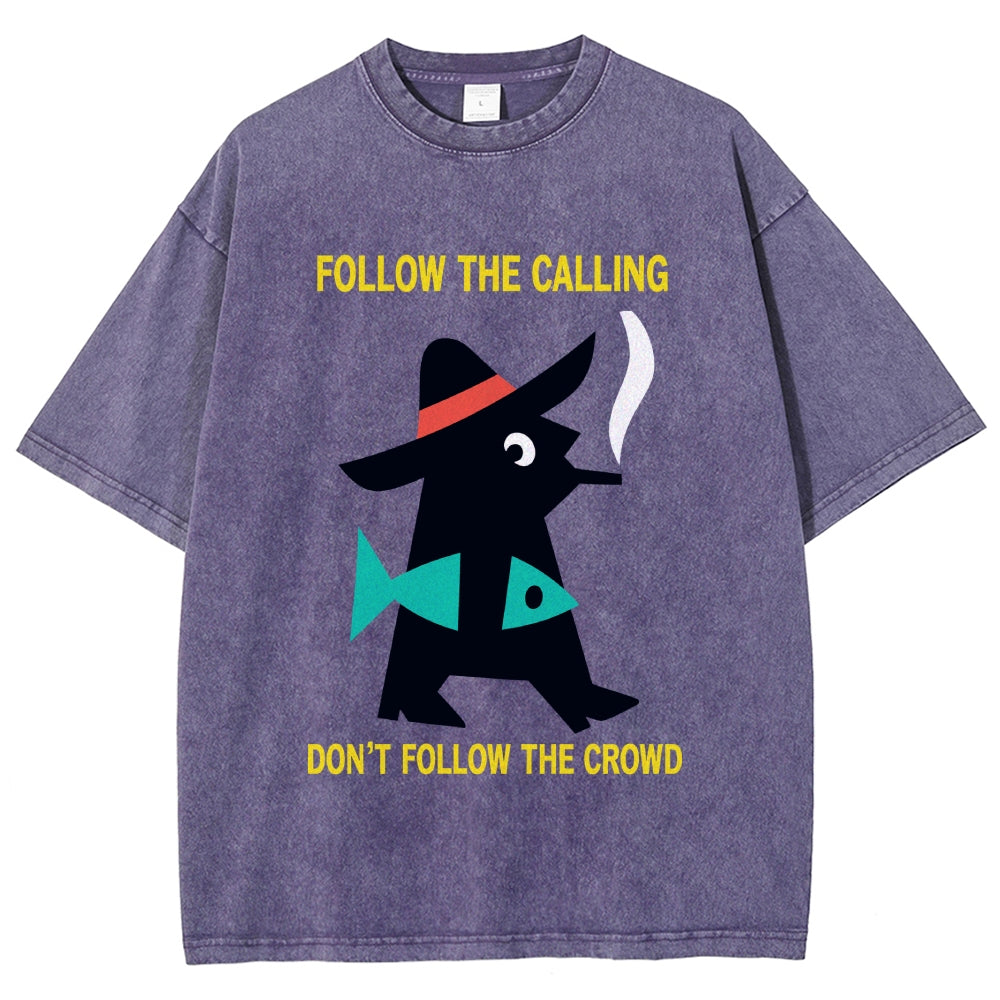 Follow The Calling Washed T-Shirt