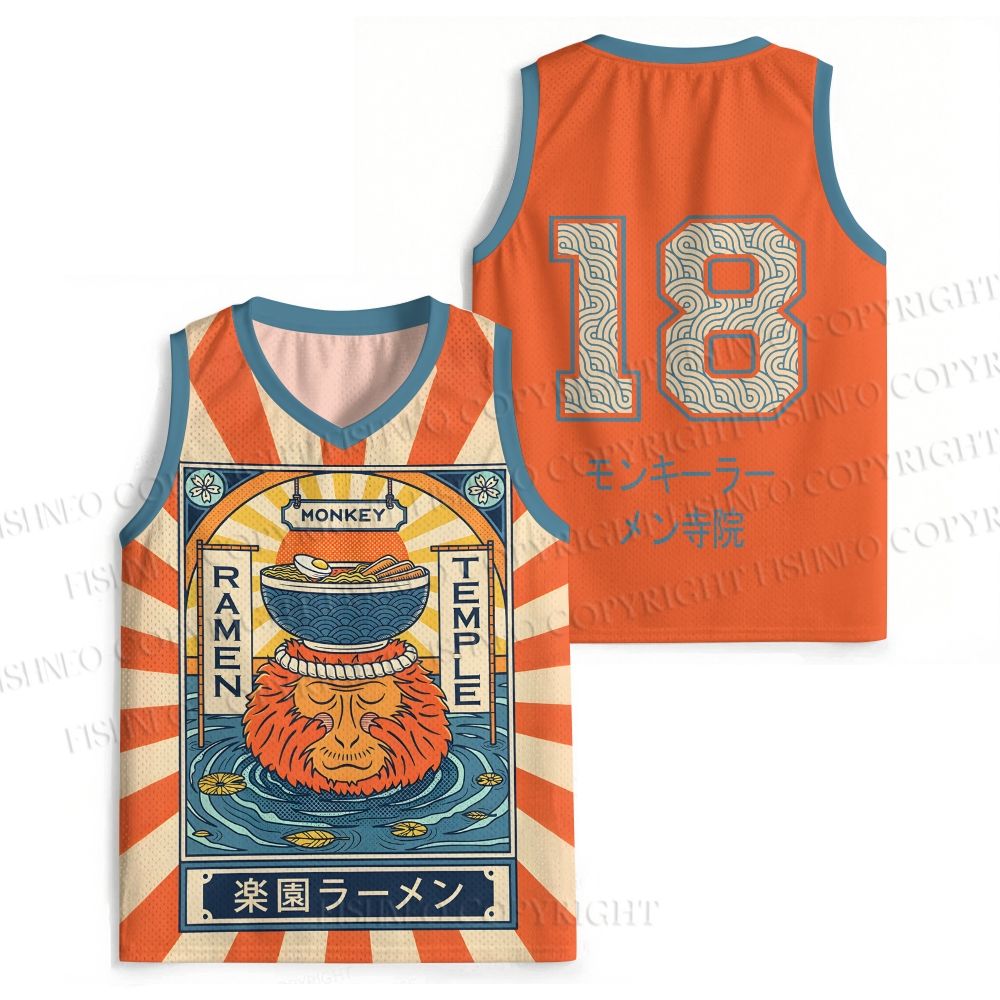 Monkey Ramen Temple Jersey Tank