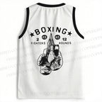 Boxing Match Poster Jersey Tank