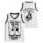 Boxing Match Poster Jersey Tank