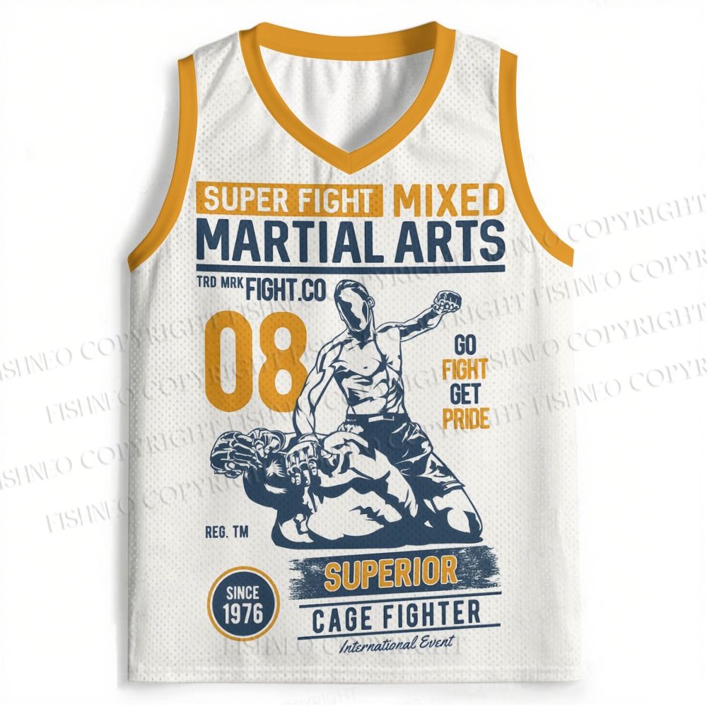 Mixed Martial Arts Printed Jersey Tank