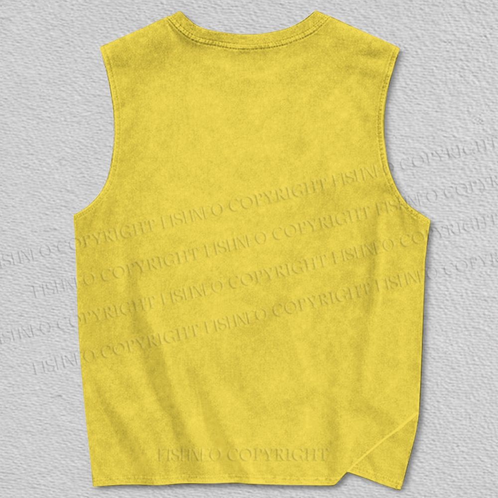 Unisex bird Printed Tank Top