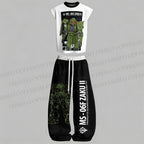Men's Gundam MS-06F Zaku II Tank top  & Elasticated Trousers Two-Piece Set