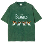 Unisex The Beagles Printed Washed Tee