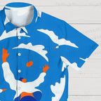 Blue Skies Printed Hawaiian Shirt