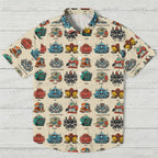 Super Deformed Gundam Hawaiian Shirt