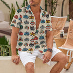 Super Deformed Gundam Hawaiian Shirt