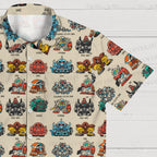 Super Deformed Gundam Hawaiian Shirt