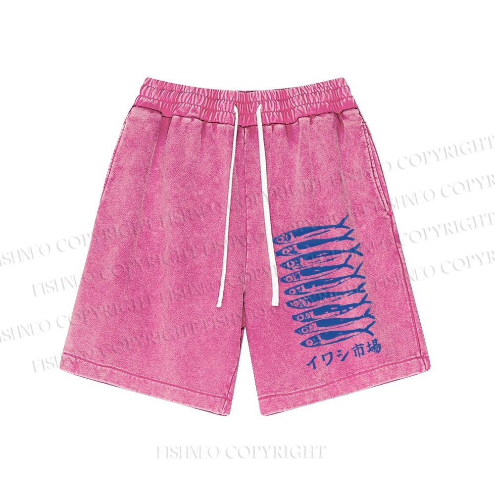Unisex Sardine Market Washed Short
