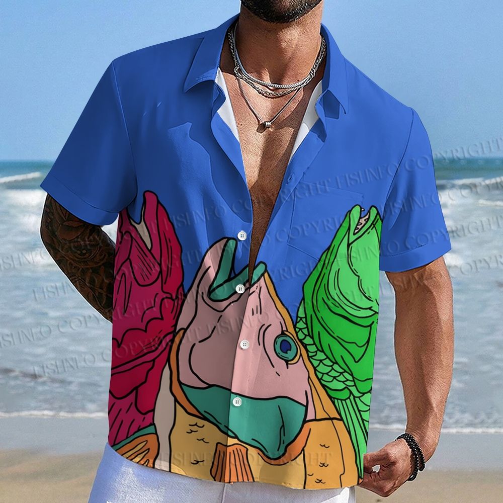 Fish Hawaiian Shirt