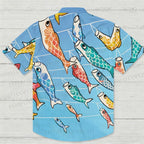 Japanese Carp Streamer Hawaiian Shirt