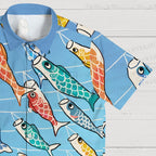 Japanese Carp Streamer Hawaiian Shirt
