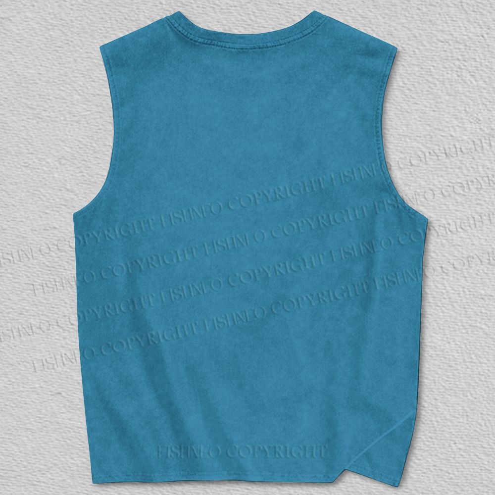 Unisex Panther in Mountain Printed Tank Top