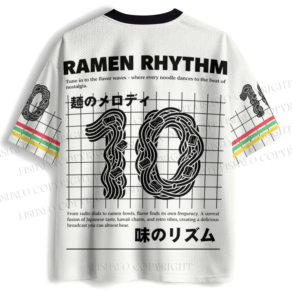 Ramen Rhythm Printed Jersey Shirts
