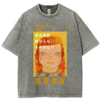 Yoshitomo Nara Vintage Wash Japanese Design T-Shirt