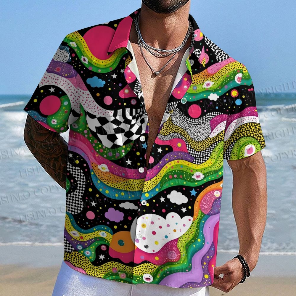 Polka Dot Universe Hawaiian Shirt