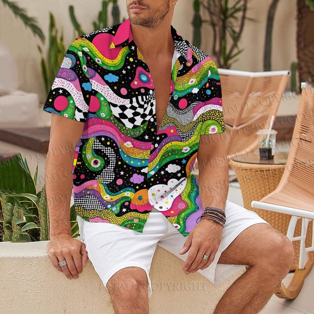 Polka Dot Universe Hawaiian Shirt