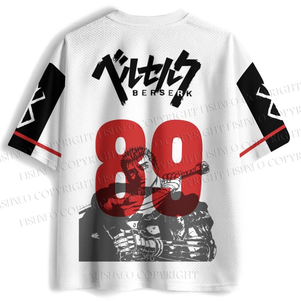 Berserk Guts Printed Jersey Shirts
